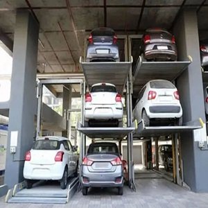 three level stack parking service